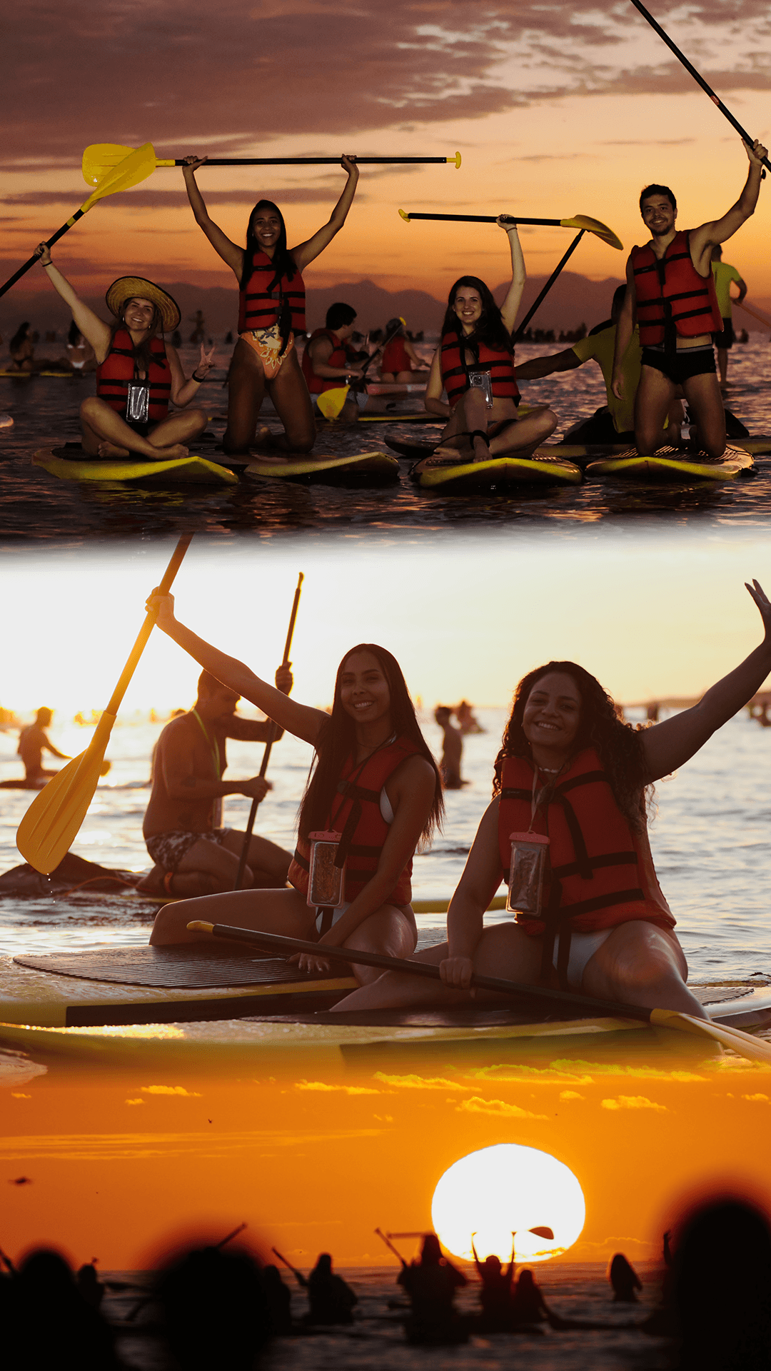 Stand up paddle copacabana ao nascer do sol na Gladiadores SUP